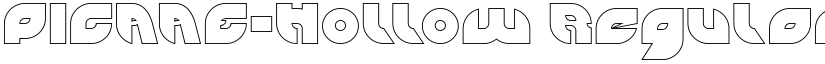 PICAAE-Hollow Regular font