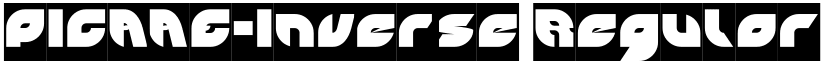 PICAAE-Inverse Regular font