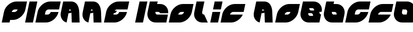 PICAAE Italic font