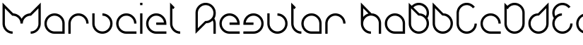 Maruciel Regular font