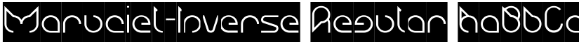 Maruciel-Inverse Regular font