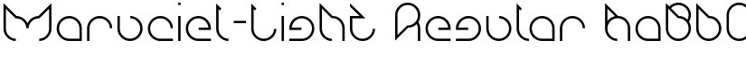 Maruciel-Light Regular font