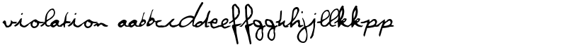 Violation font