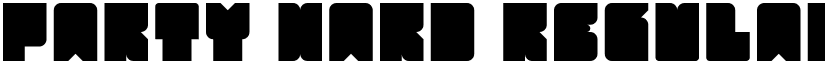 Party Hard Regular font