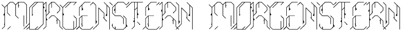 Morgenstern Morgenstern font