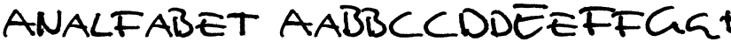 Analfabet font download