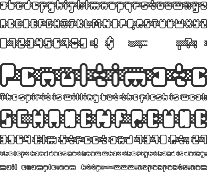 Turbineable font preview