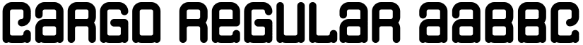 Cargo Regular font