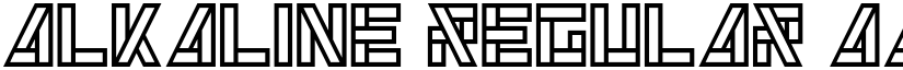 Alkaline font download