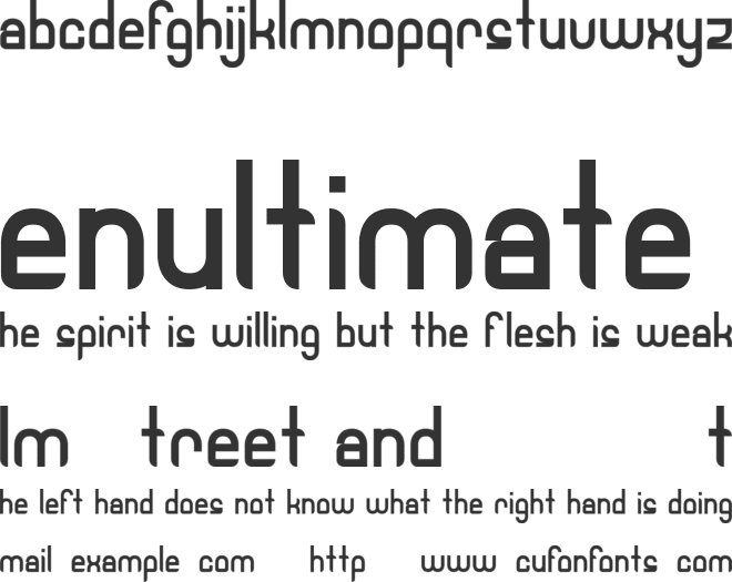 robotech font preview