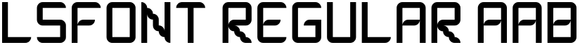 lsfont Regular font