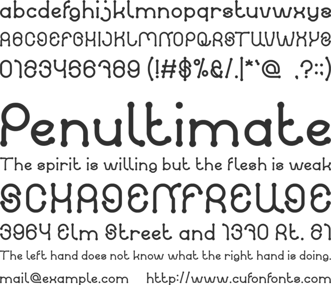PANEL font preview