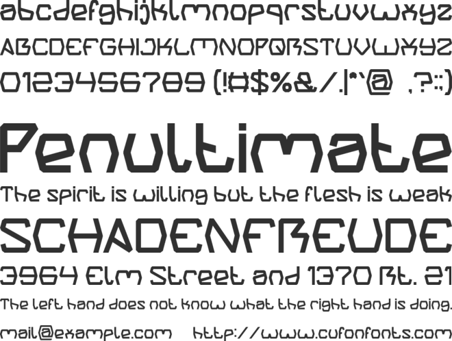Groovy Kind Of Life font preview