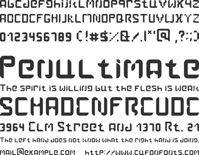 Amal font preview