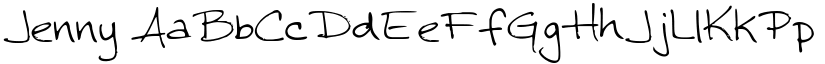 Jenny font