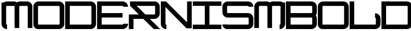 ModernismBold Regular font