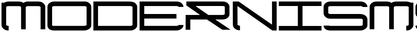 ModernismShort Regular font