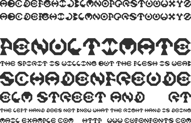 Octo font preview