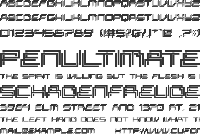 Lyka Gemelos font preview