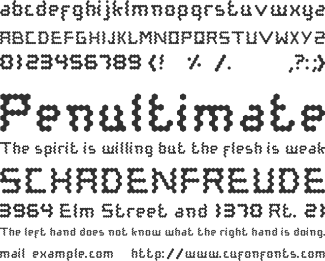 maxwox font font preview
