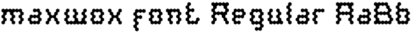 maxwox font font download
