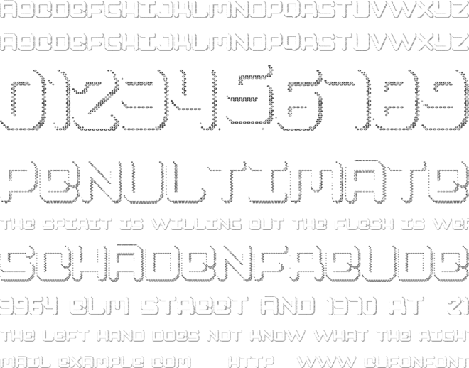 Spectro font preview