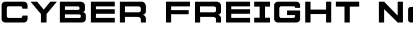 CYBER FREIGHT Normal font