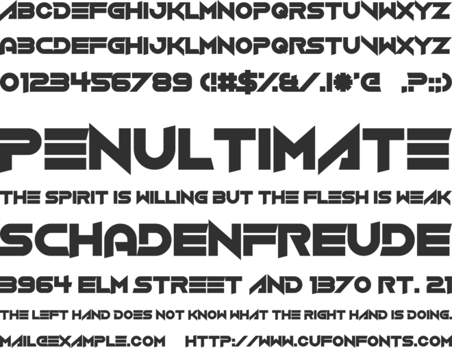 Vermin Vibes 4 font preview