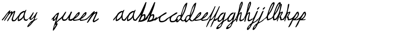 May Queen font