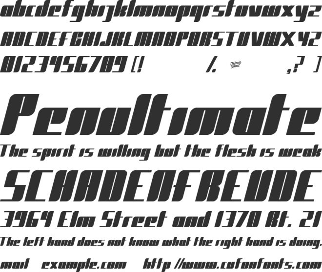 Gent font preview