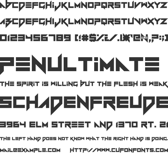 Vermin Vibes Redux font preview