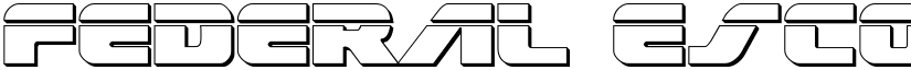 Federal Escort Bullet Regular font