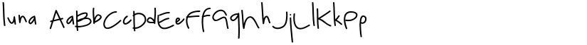 luna font