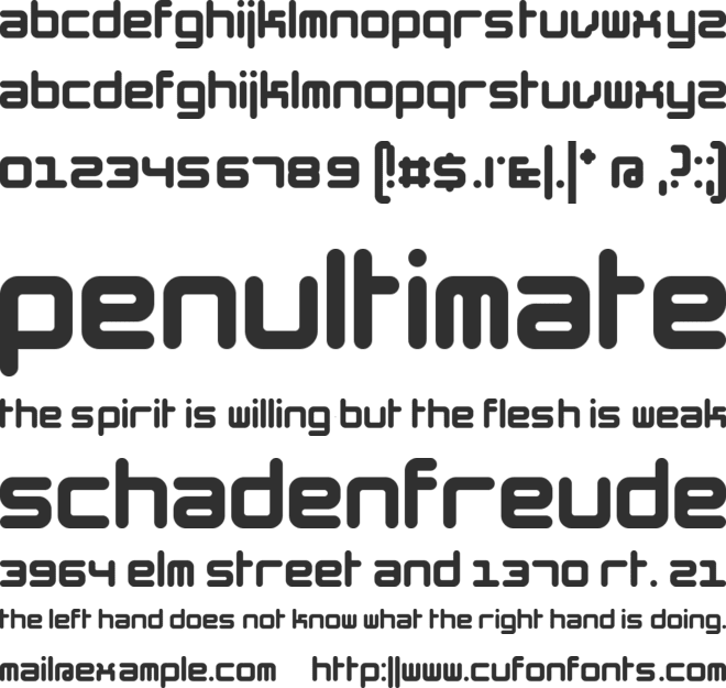The Hummel Font font preview