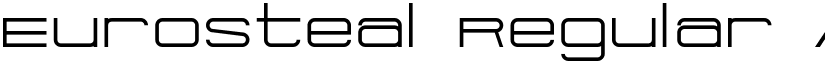 Eurosteal Regular font