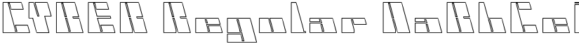 CYBER Regular font