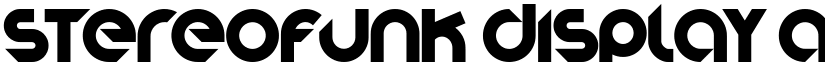 Stereofunk font download
