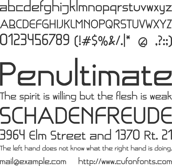 Rabeeca font preview