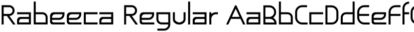 Rabeeca Regular font