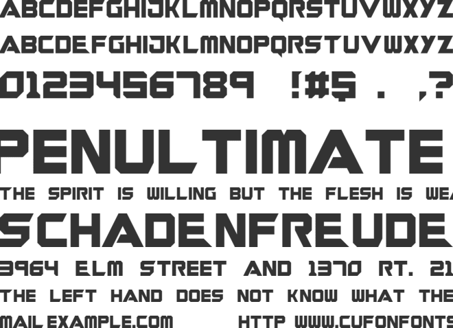 Guardians font preview