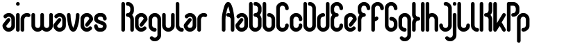 airwaves Regular font