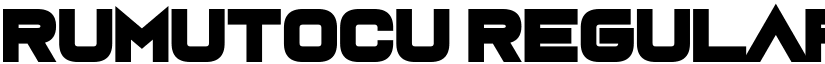 Rumutocu Regular font