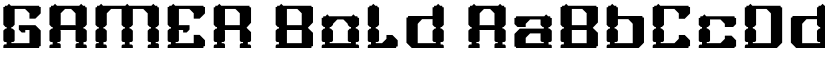GAMER Bold font