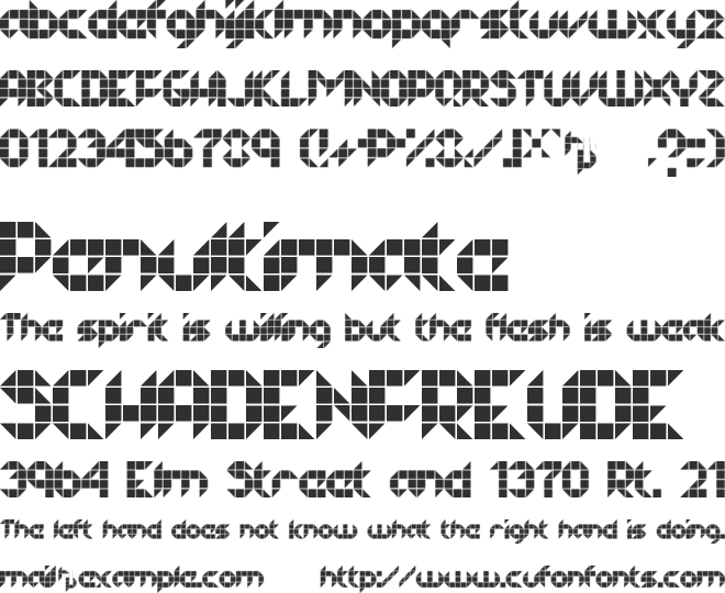 Half Project Logo font preview