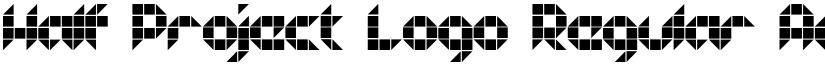 Half Project Logo Regular font