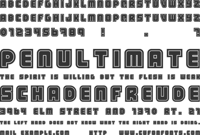 samarin font preview