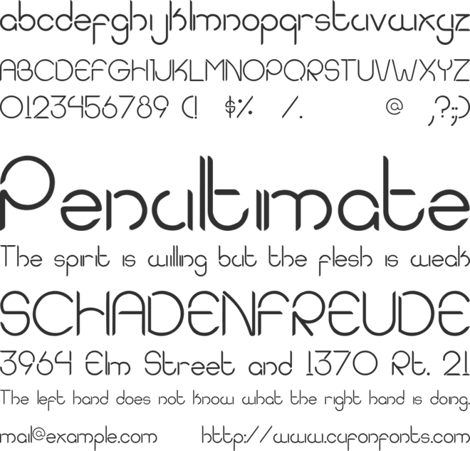 Eddie Rounded font preview