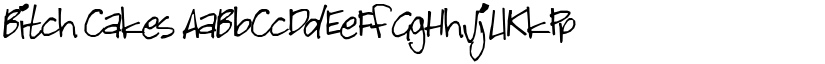 Bitch Cakes font download