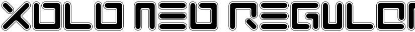 Xolo Neo Regular font