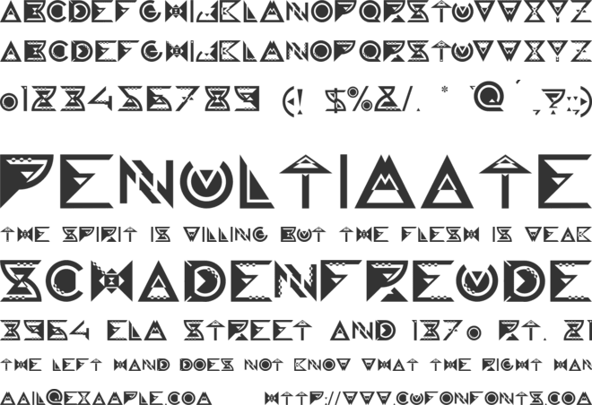 Galaxy Visitors font preview